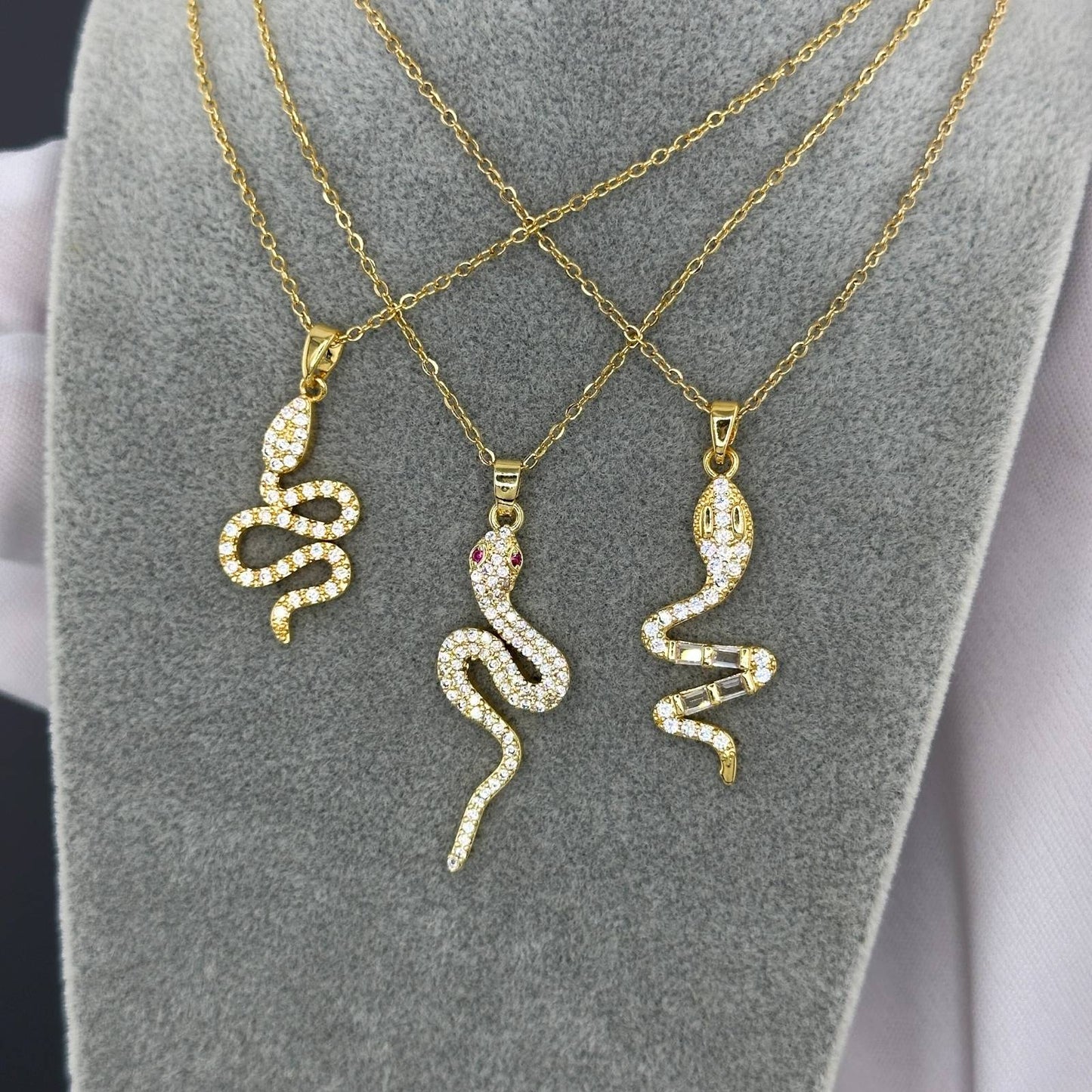 Snake necklace 18K gold plated stainless steel stylish women’s jewellery