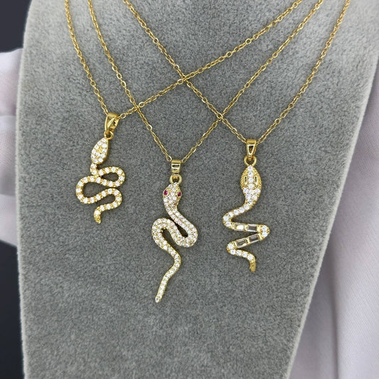 Snake necklace 18K gold plated stainless steel stylish women’s jewellery