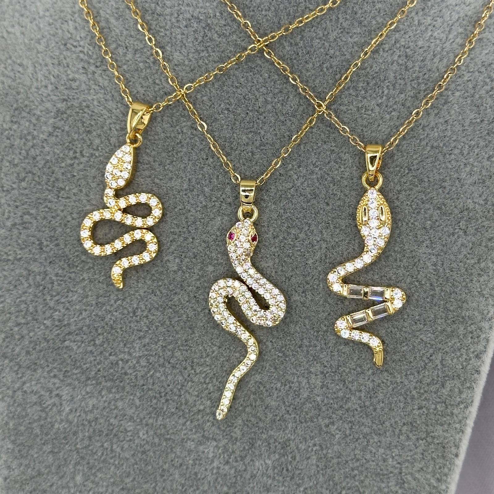 Snake necklace 18K gold plated stainless steel stylish women’s jewellery