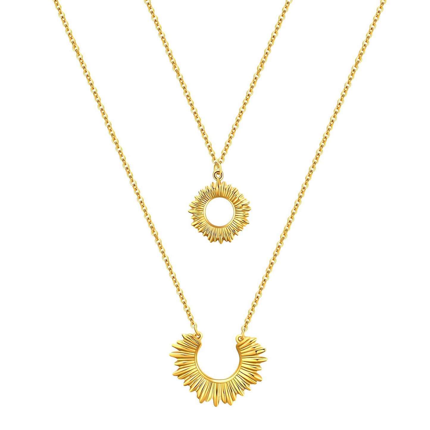 Women’s necklace 18K gold plated stainless steel designer jewellery