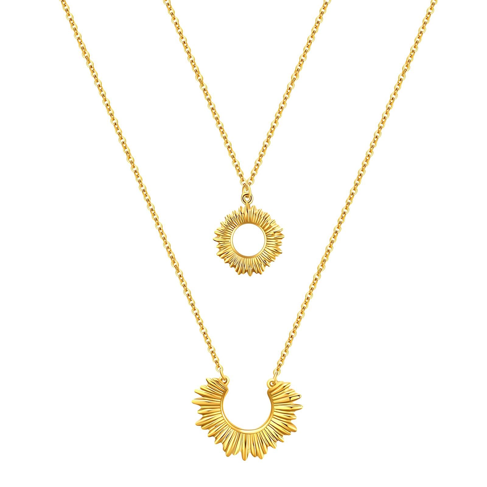 Women’s necklace 18K gold plated stainless steel designer jewellery