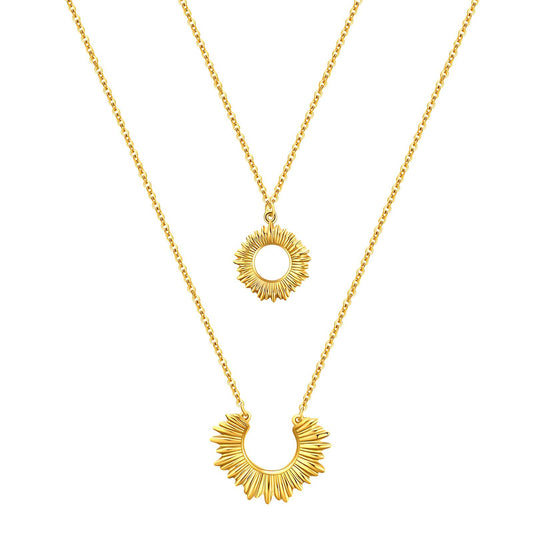 Women’s necklace 18K gold plated stainless steel designer jewellery