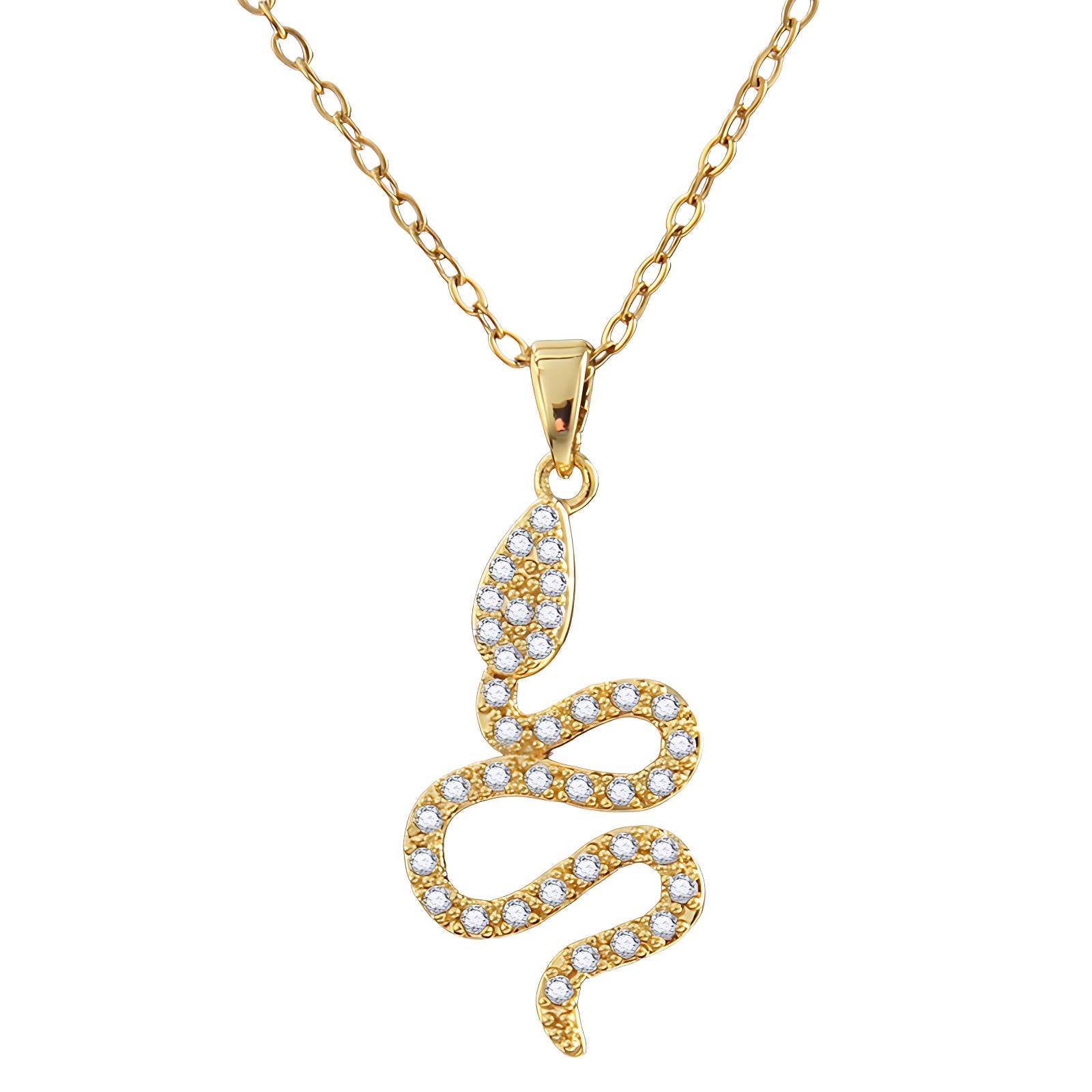Snake necklace 18K gold plated stainless steel stylish women’s jewellery