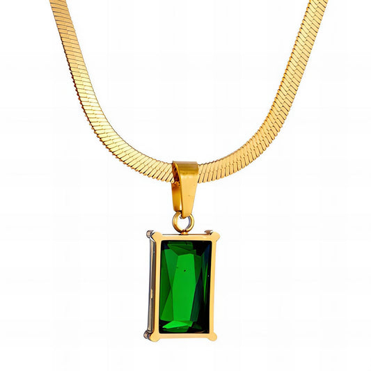 Gold plated necklace for women 18K stainless steel jewellery