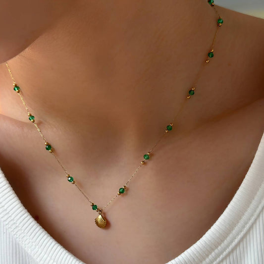Classic 18K gold plated necklace stainless steel women’s designer jewellery